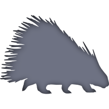 Piktogramm des Sammelnamens Stachelschweine